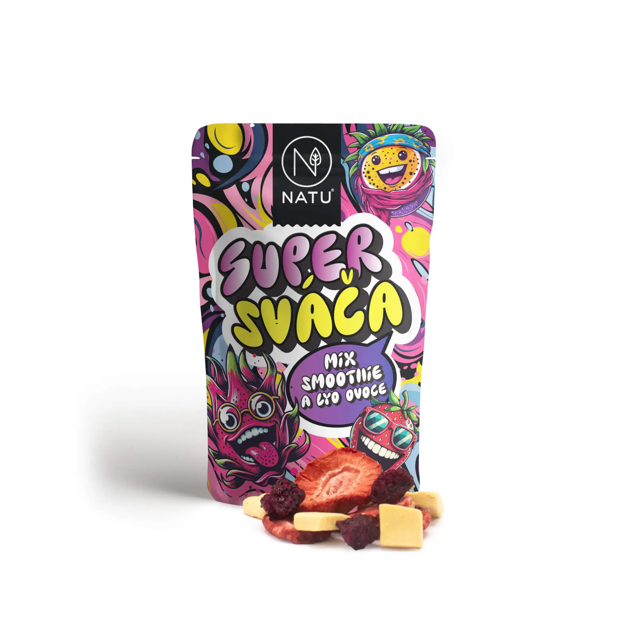 Natu Super Sváča mix Smoothie a Lyo ovoce 21 g