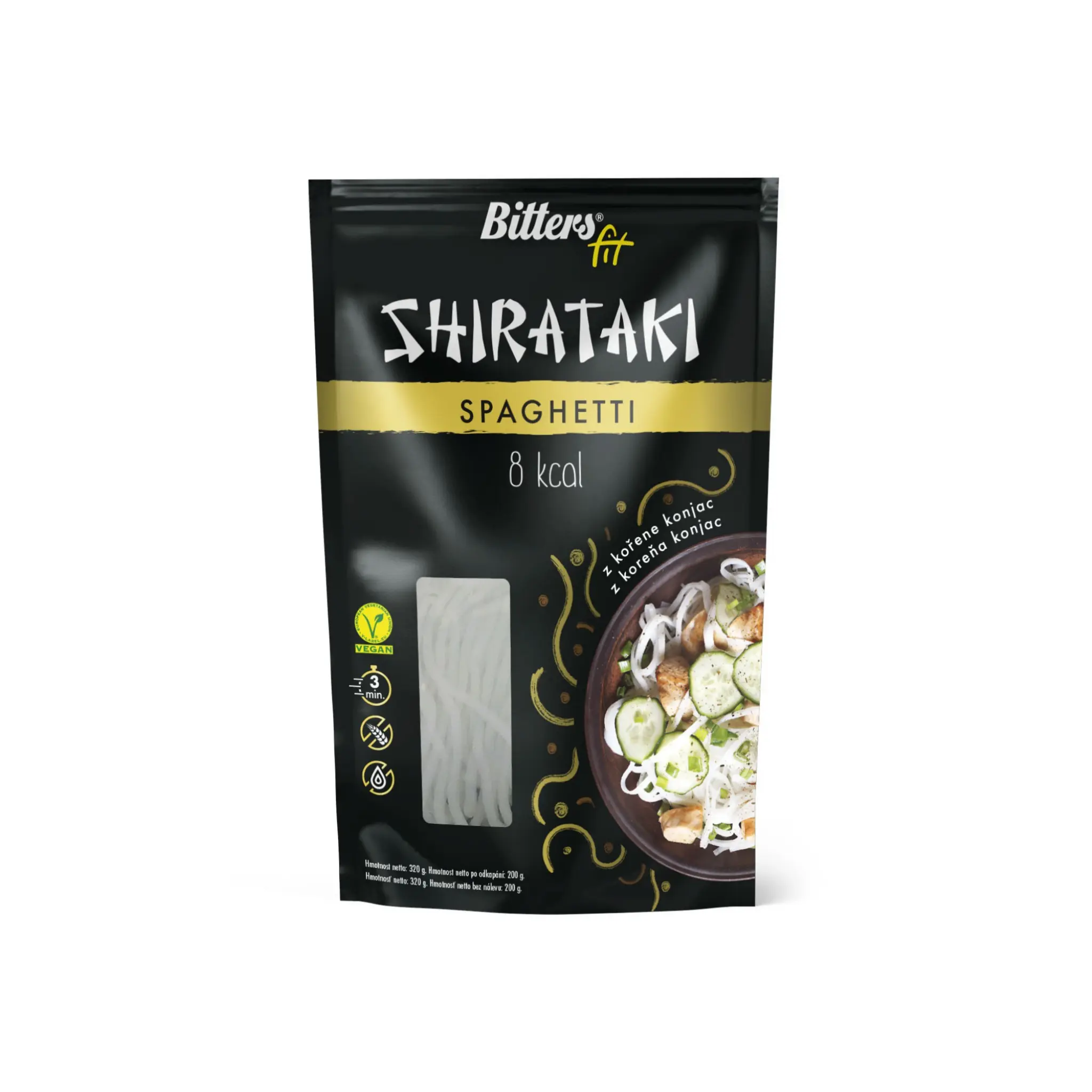 Bitters shirataki FIT - špagety slim / 280 g