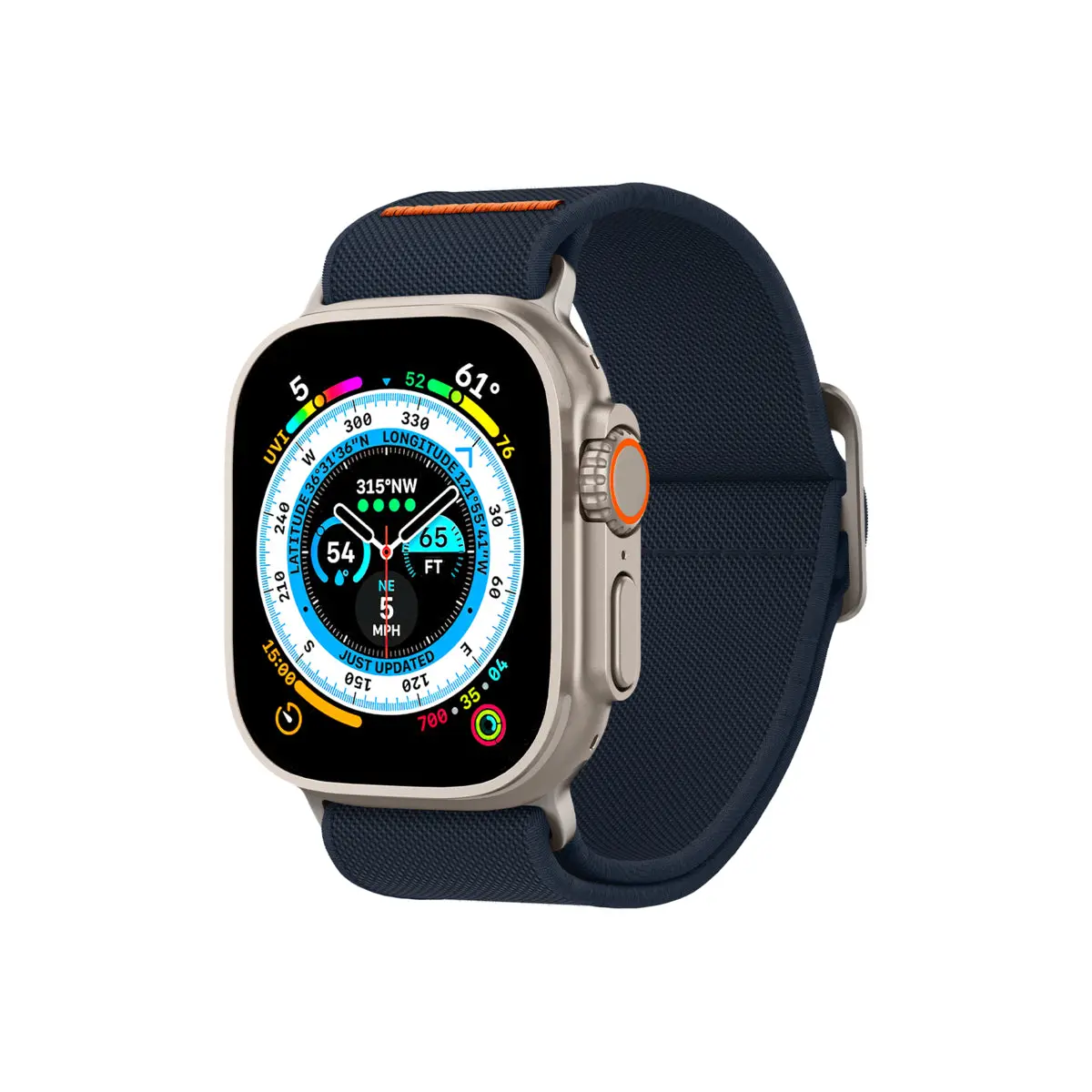 Řemínek pro Apple Watch 42/44/45/49mm Spigen Lite Fit Ultra - modrý