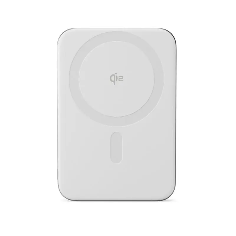 5 000mAh hliníková MagSafe powerbanka Epico UltraPack Qi2 Slim - stříbrná