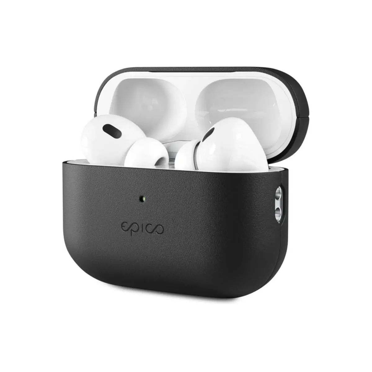 Apple Epico kožený kryt pro Airpods Pro 2 černý