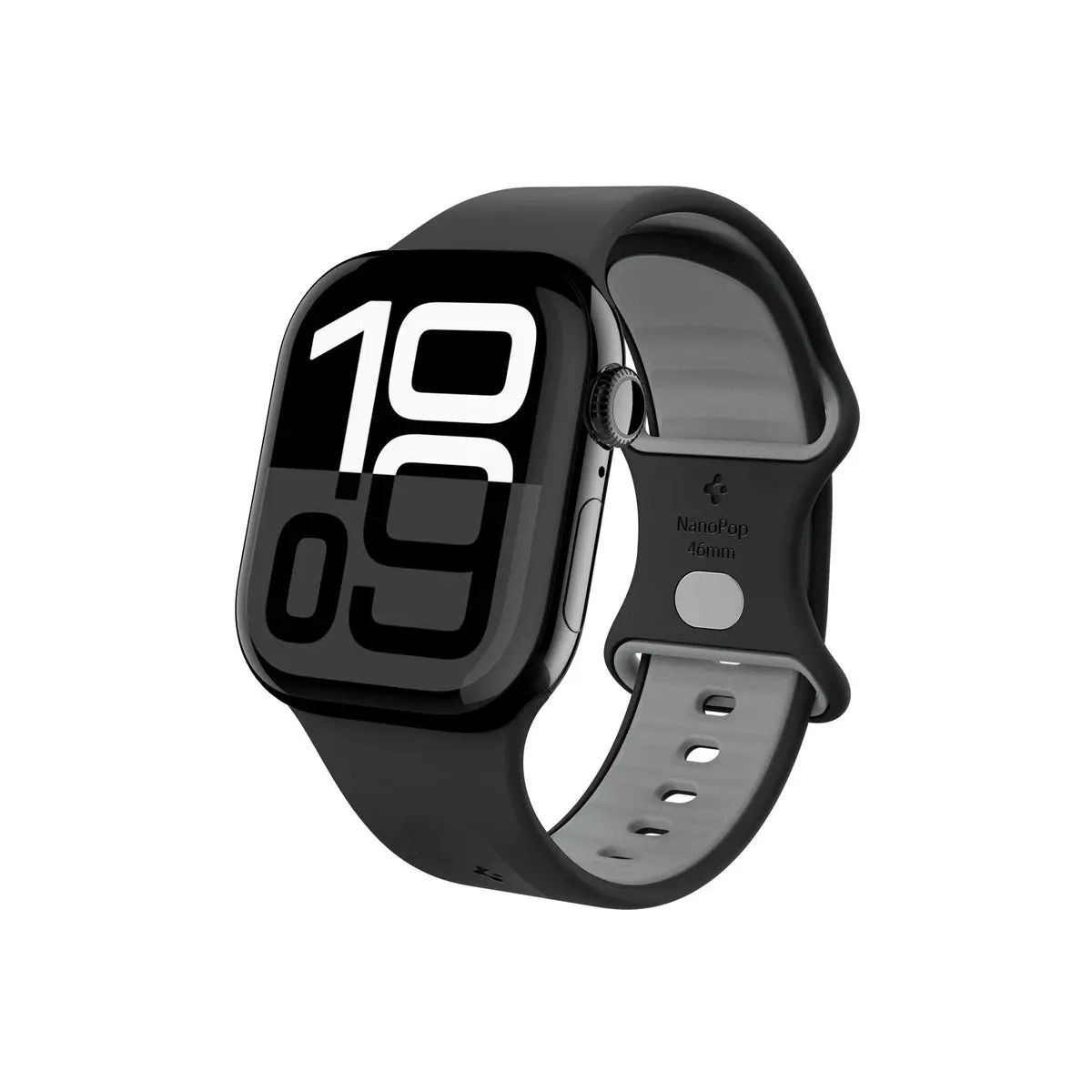Řemínek pro Apple Watch 49mm/46mm/45mm/44mm Spigen Nano Pop Band - černý