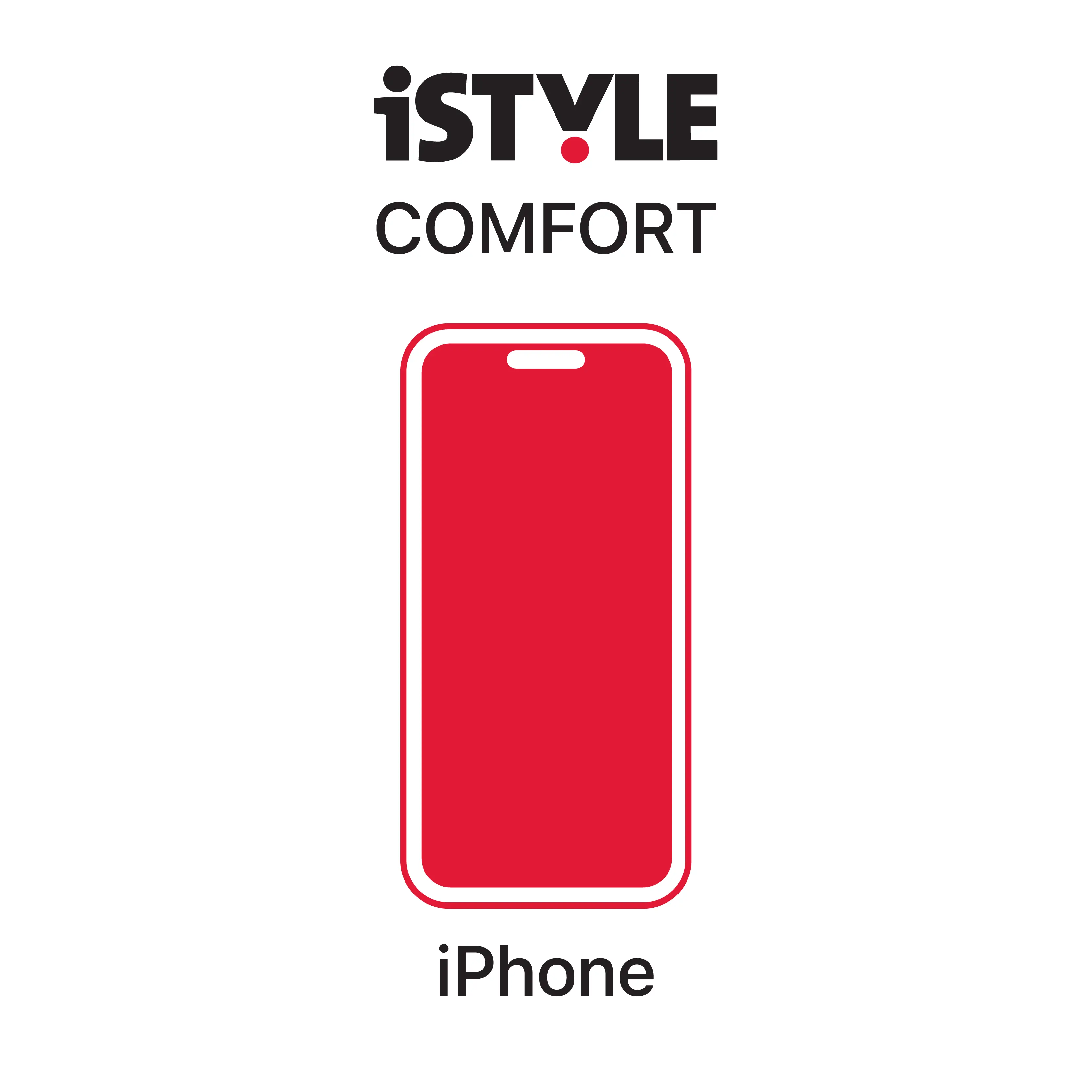 iSTYLE Comfort s 3D+ ochranným sklem na iPhone XS Max / 11 Pro Max - černé