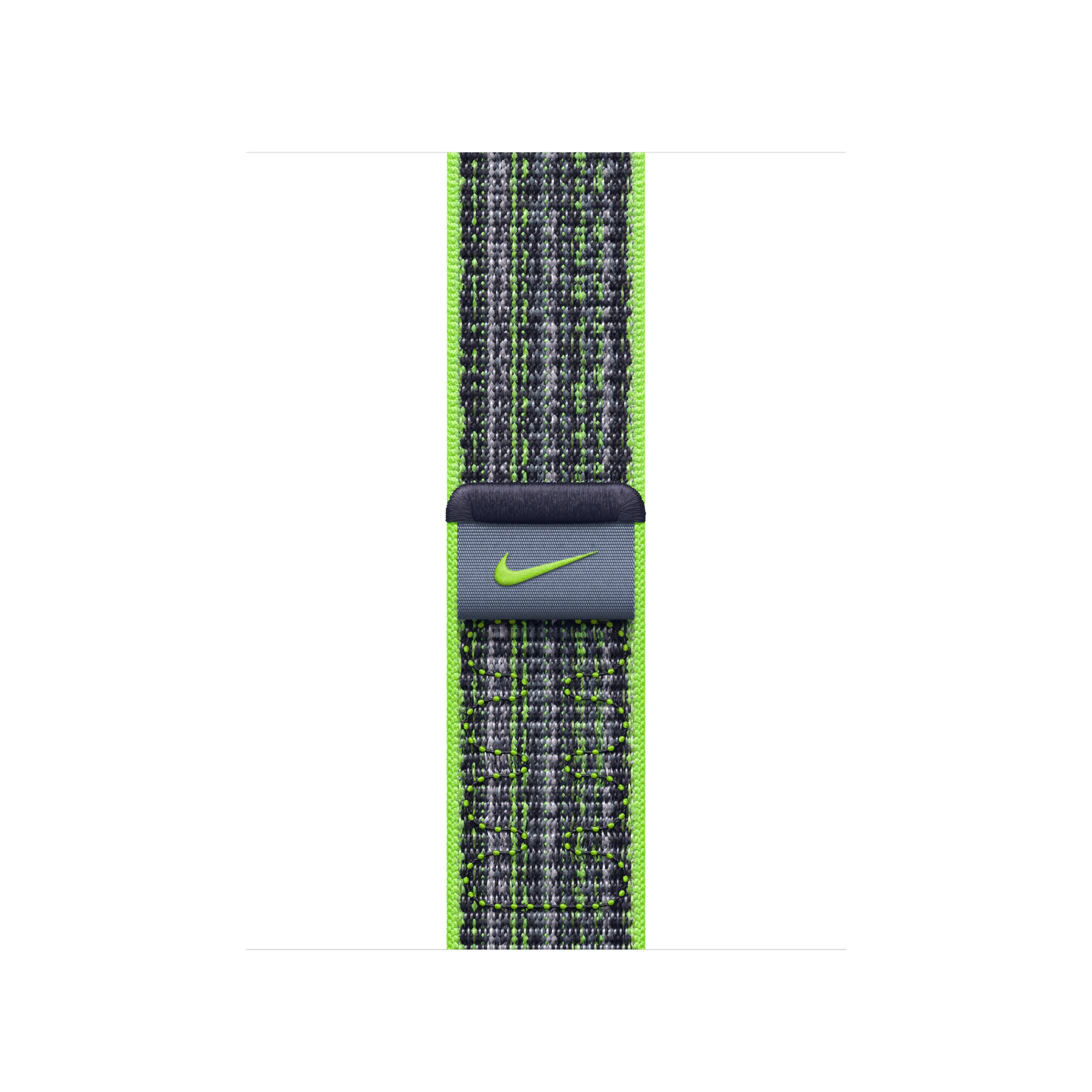 Apple Watch 38/40/41 mm jasně zelený / modrý provlékací sportovní řemínek Nike