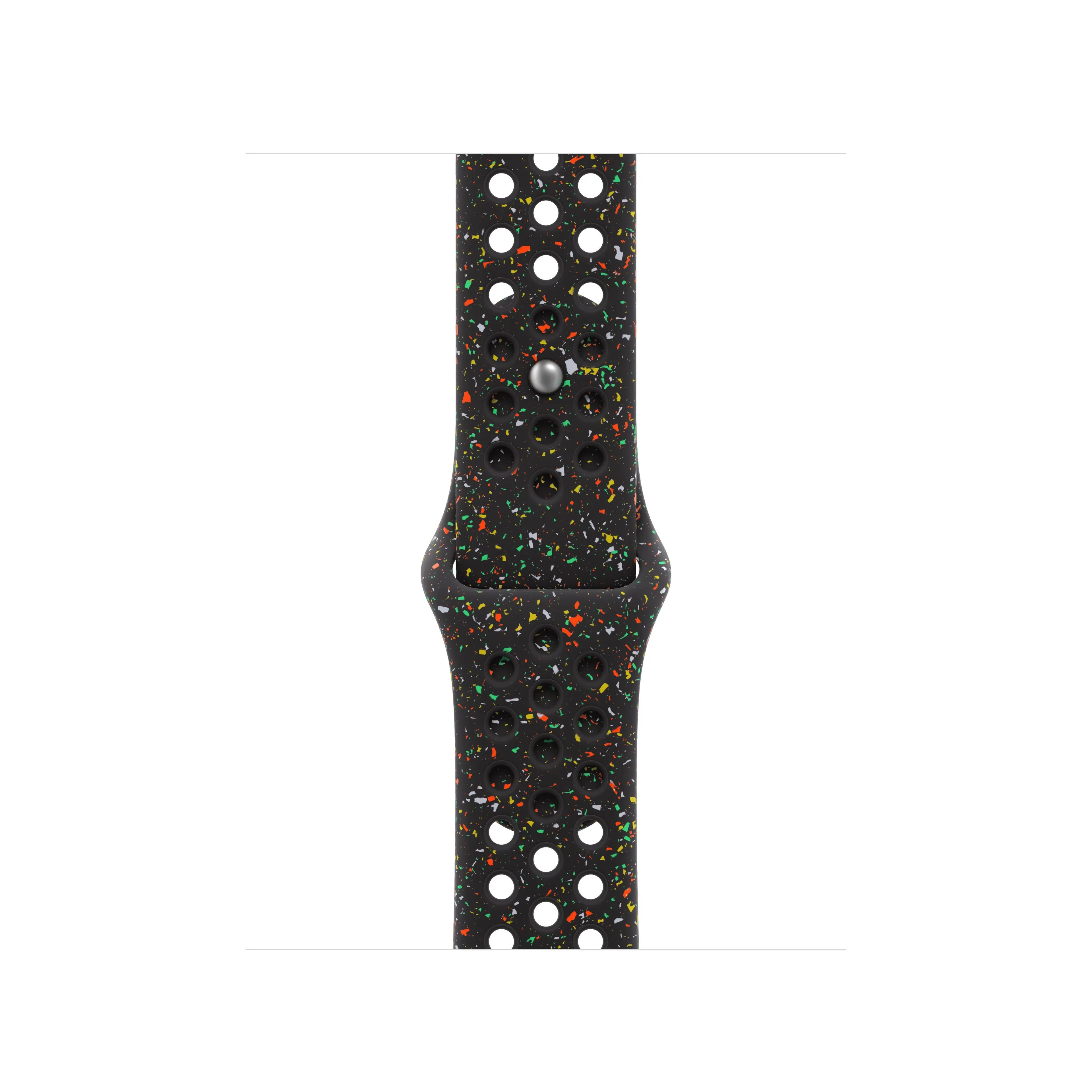 Řemínek pro Apple Watch 38/40/41/42 mm Apple Midnight Black sportovní Nike - M/L