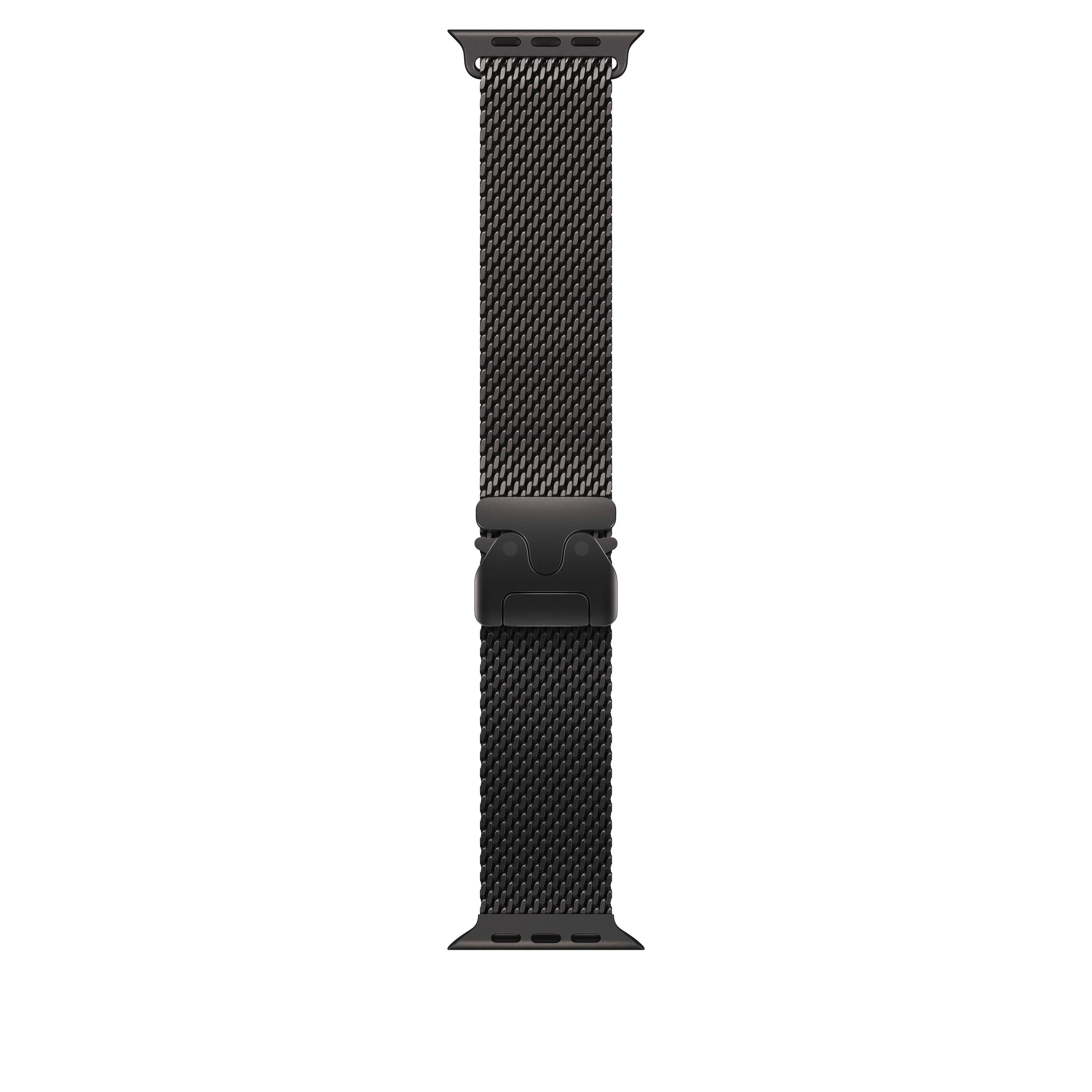 Řemínek pro Apple Watch 44/45/46/49 mm Apple milánský tah z černého titanu - velký