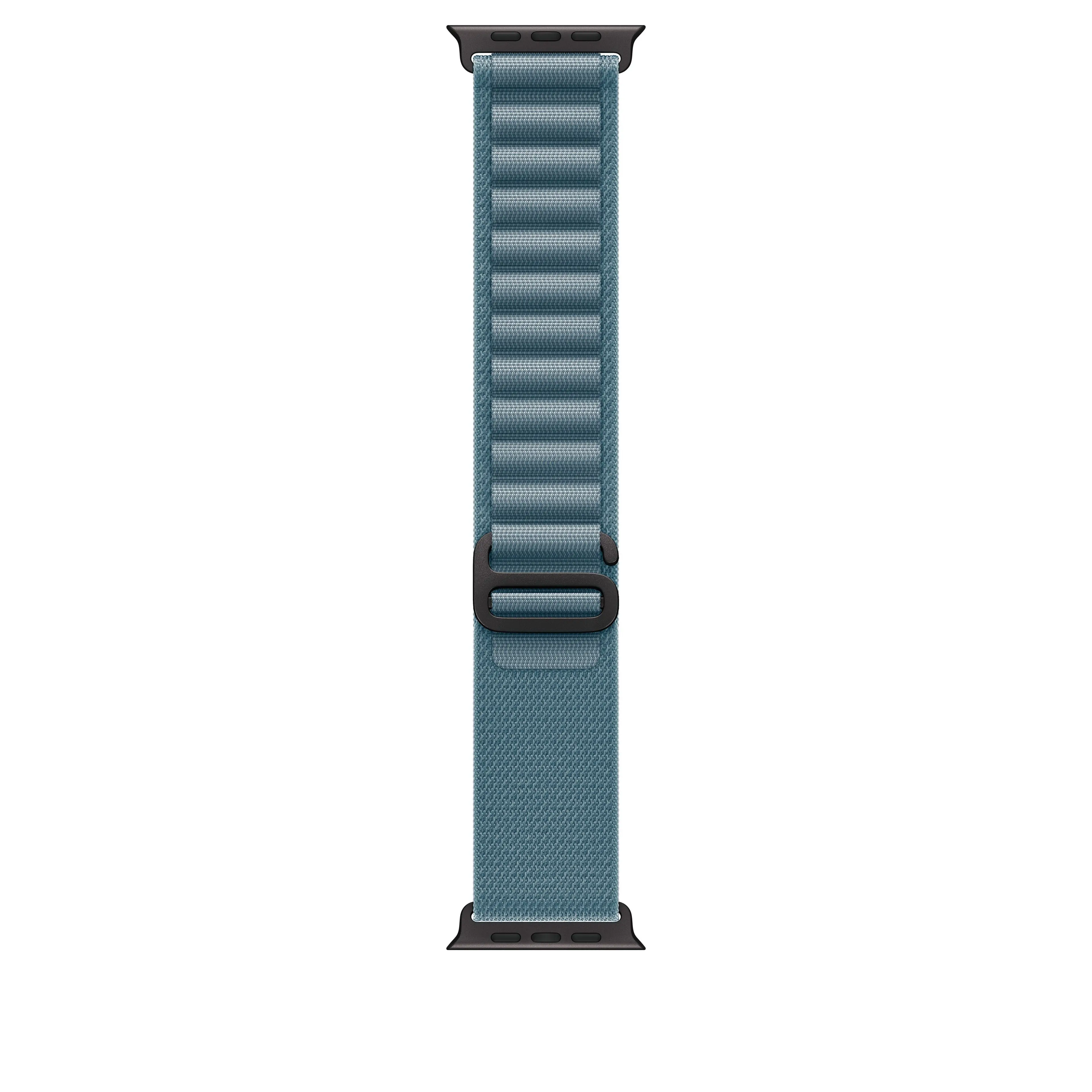 Řemínek pro Apple Watch 44/45/46/49 mm Apple světle modrý Alpský tah - malý - provedení z černého titanu