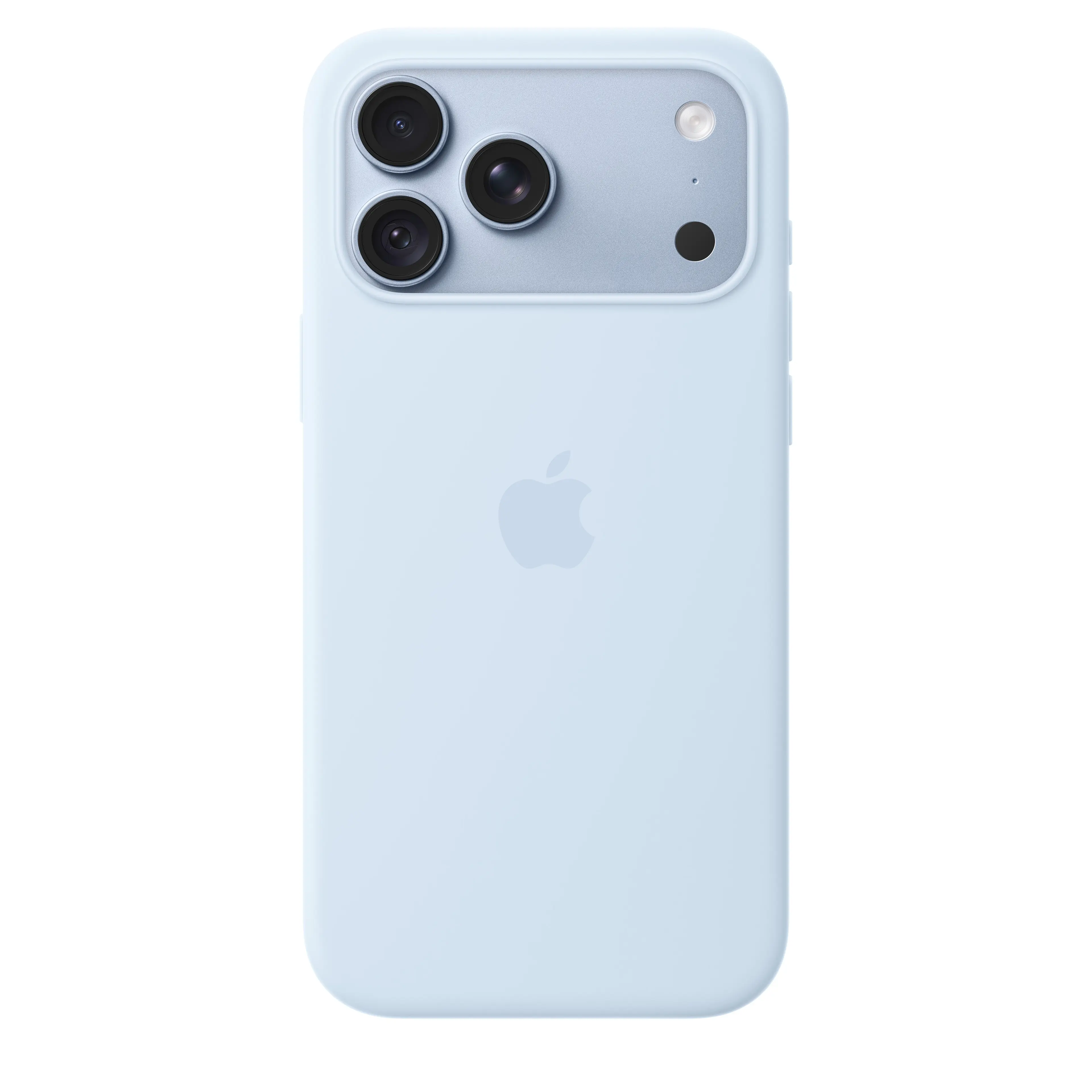 iPhone 18 Pro Max Silicone Case with MS - Cr.Blue
