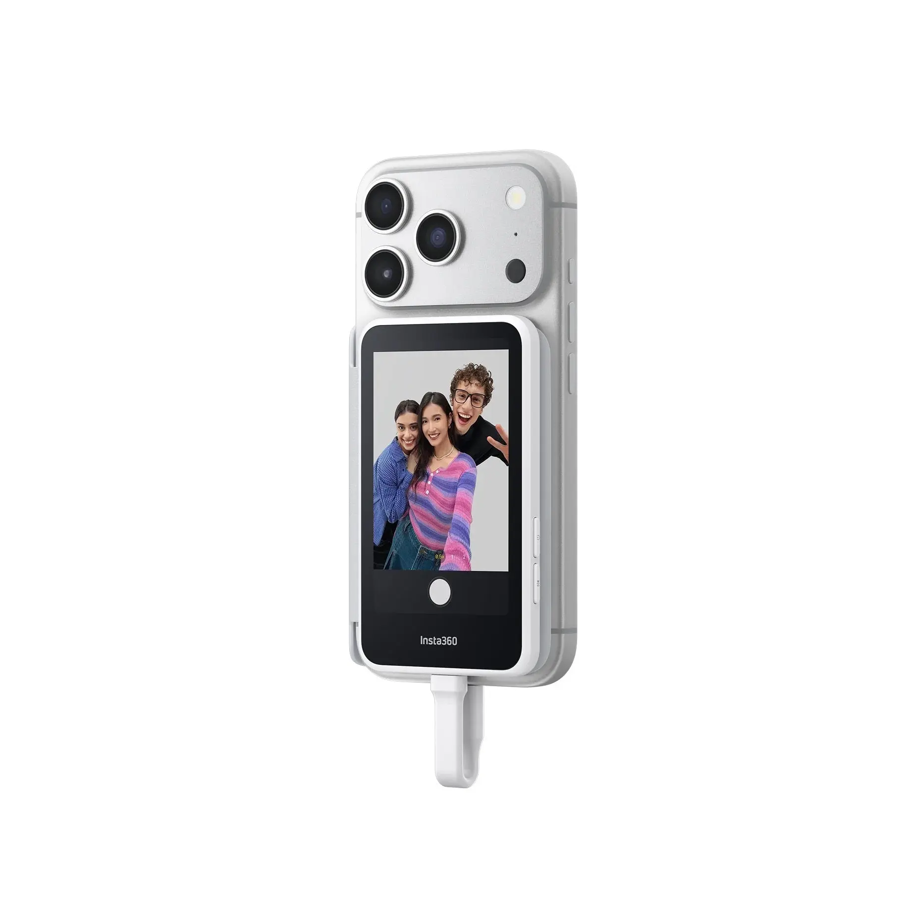 Insta360 Snap Selfie Screen se světlem - přídavný monitor k mobilu
