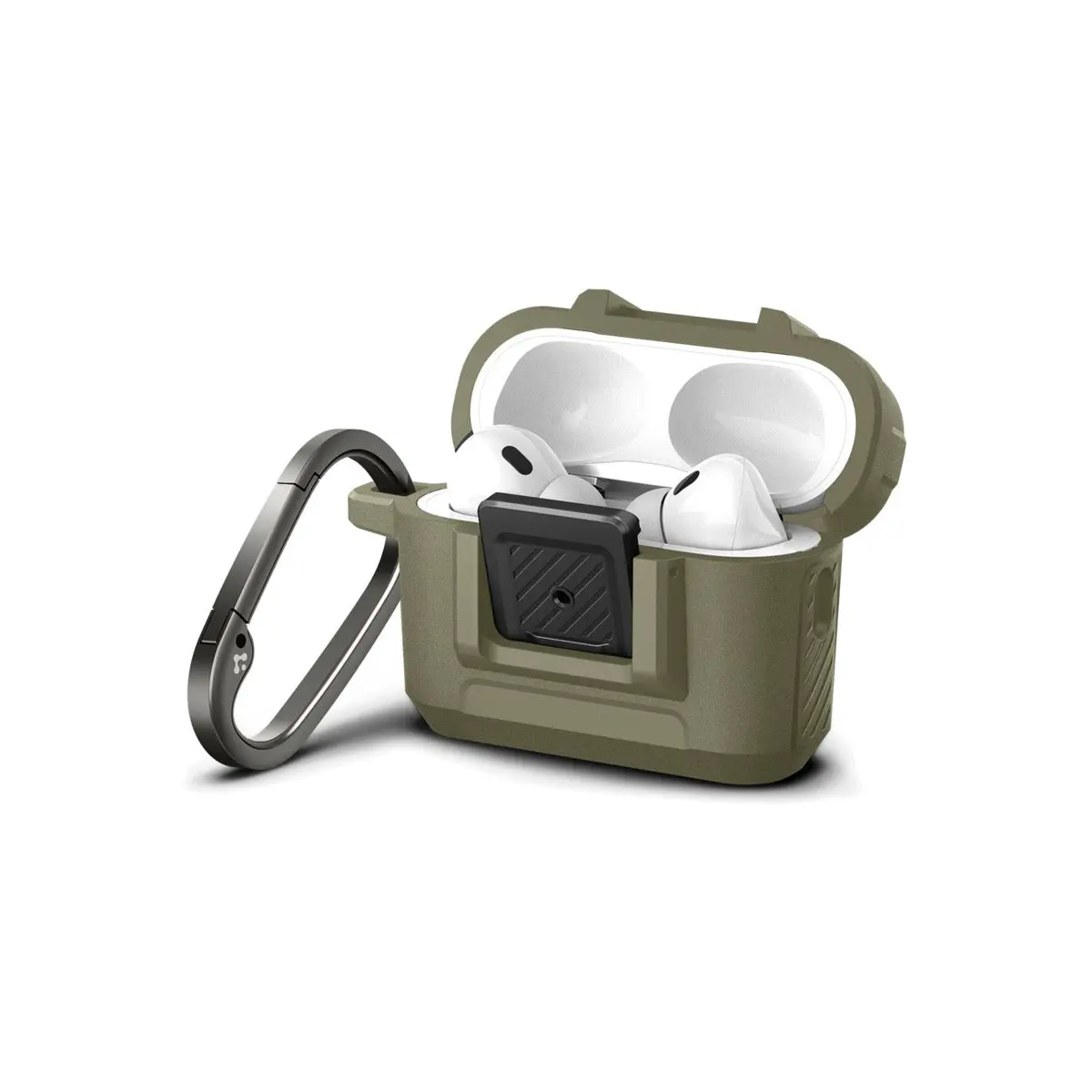 Spigen Lock Fit pouzdro pro AirPods Pro 2 vintage khaki