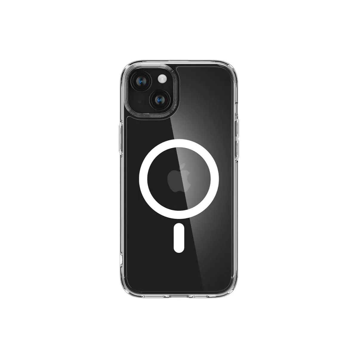 Kryt pro iPhone 15 Plus Spigen Crystal Hybrid MagSafe - bílý