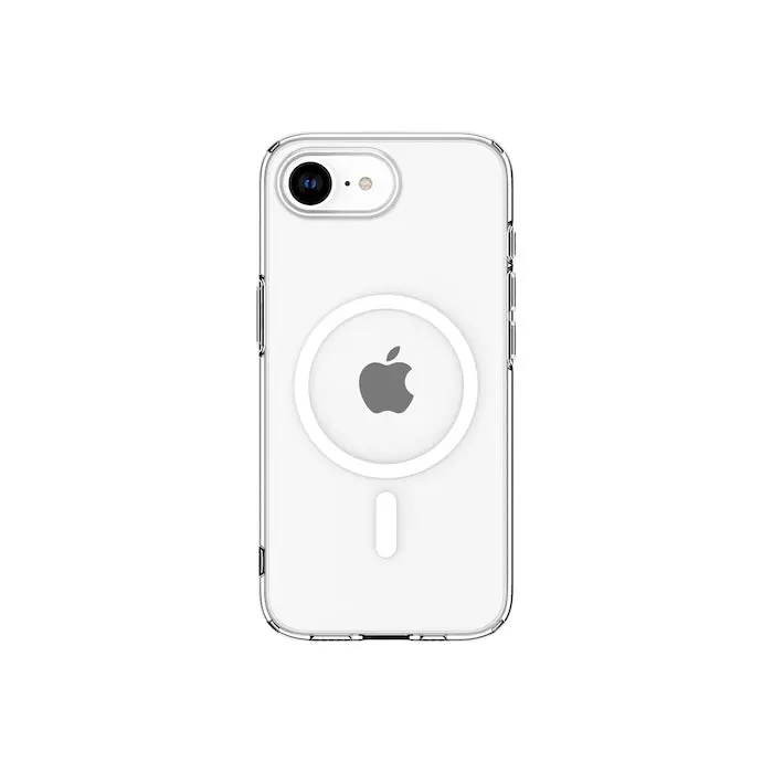 MagSafe kryt pro iPhone 16e Spigen Liquid Crystal - průhledný