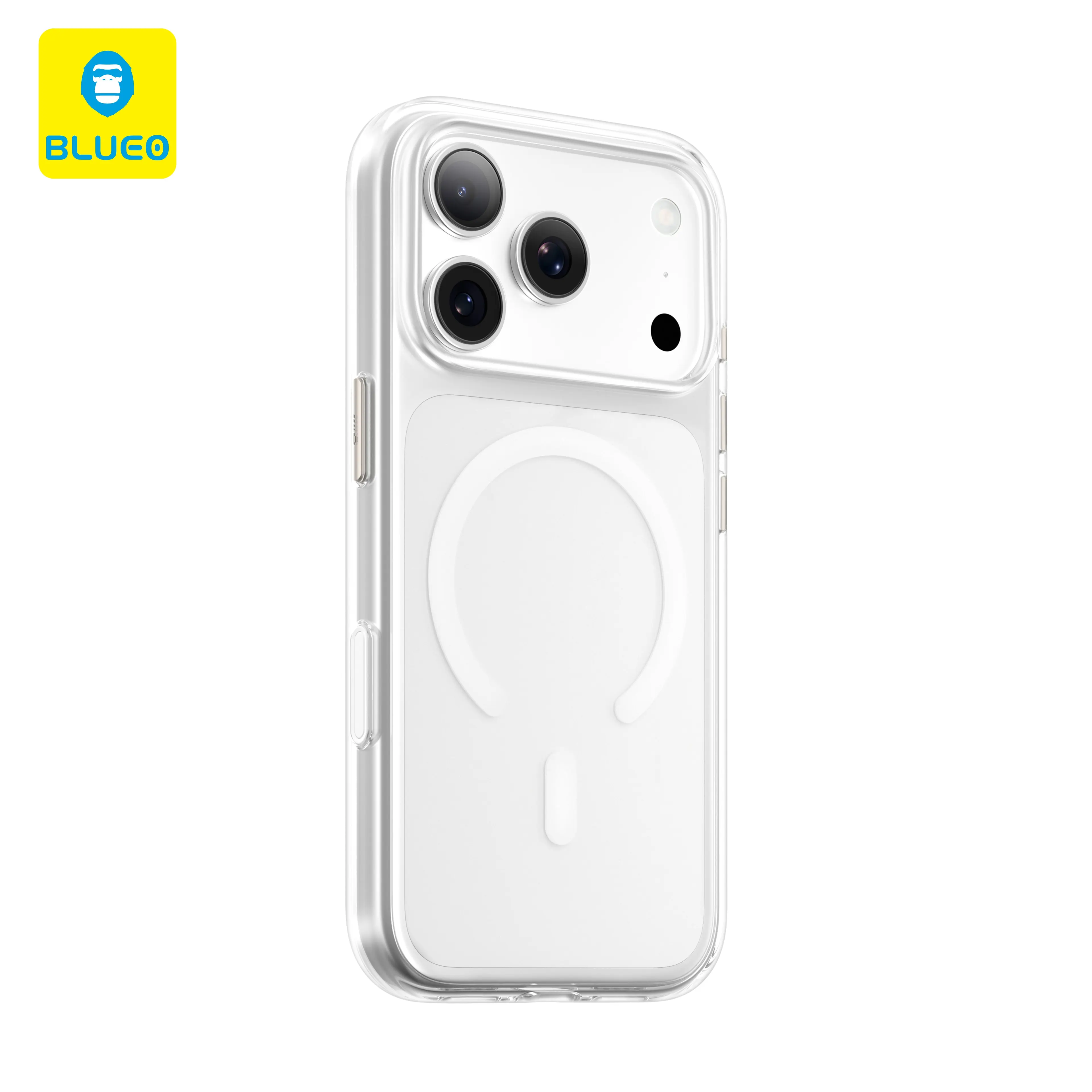 Kryt pro iPhone 17 Blueo Crystal Pro Drop - průhledný