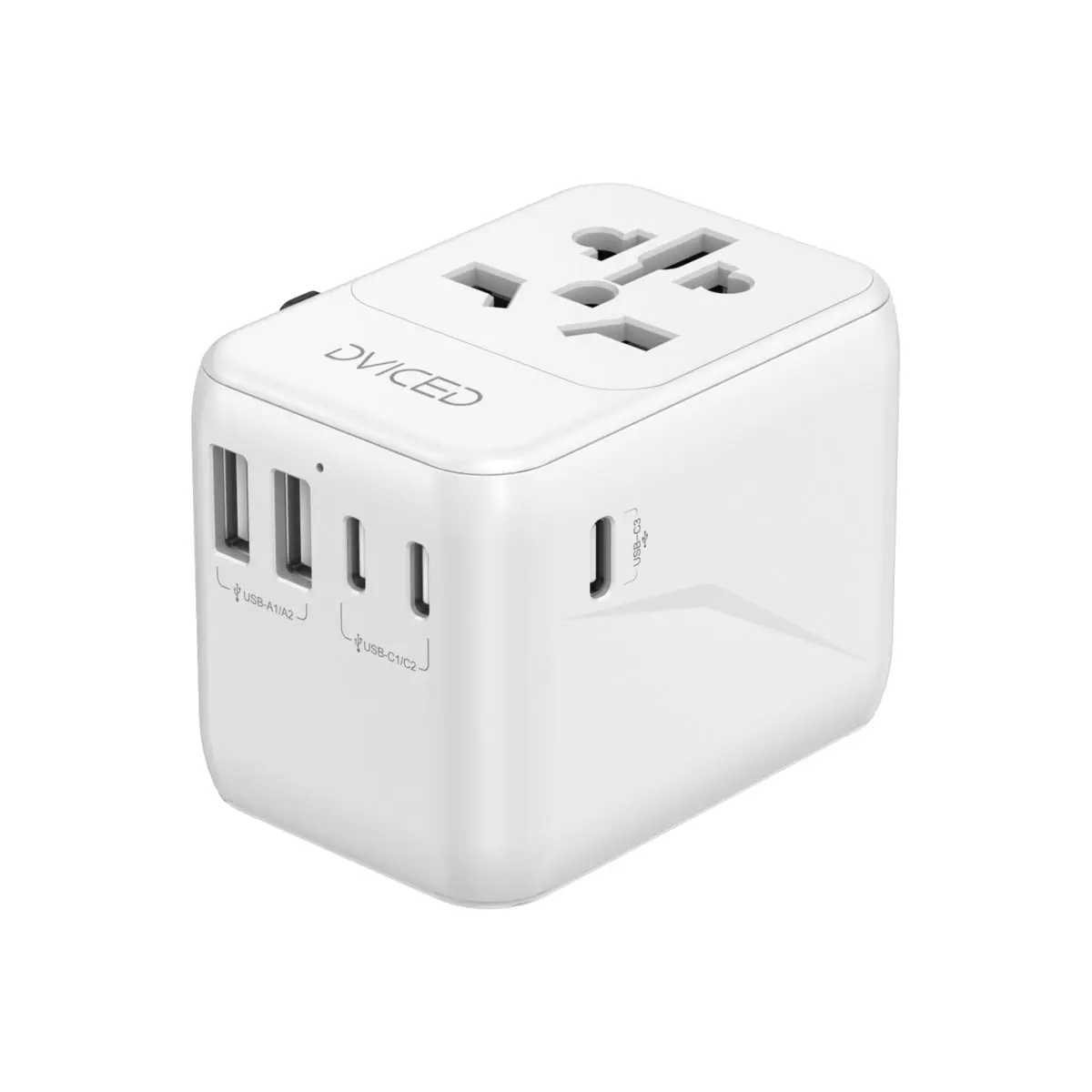 28W cestovní adaptér Dviced Universal – bílý