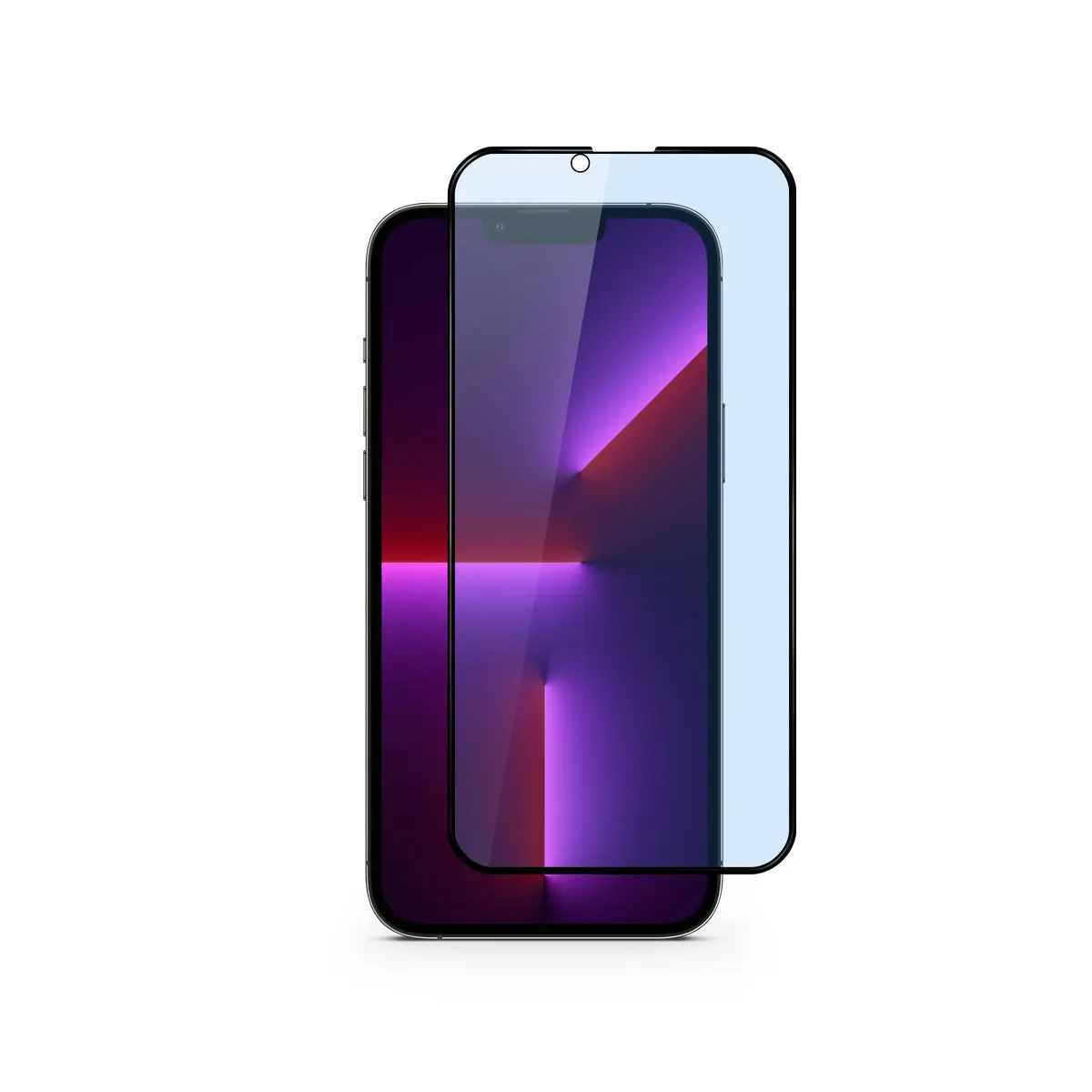 Ochranné sklo na iPhone 13 mini iSTYLE 3D+ GLASS s ochranou proti modrému světlu