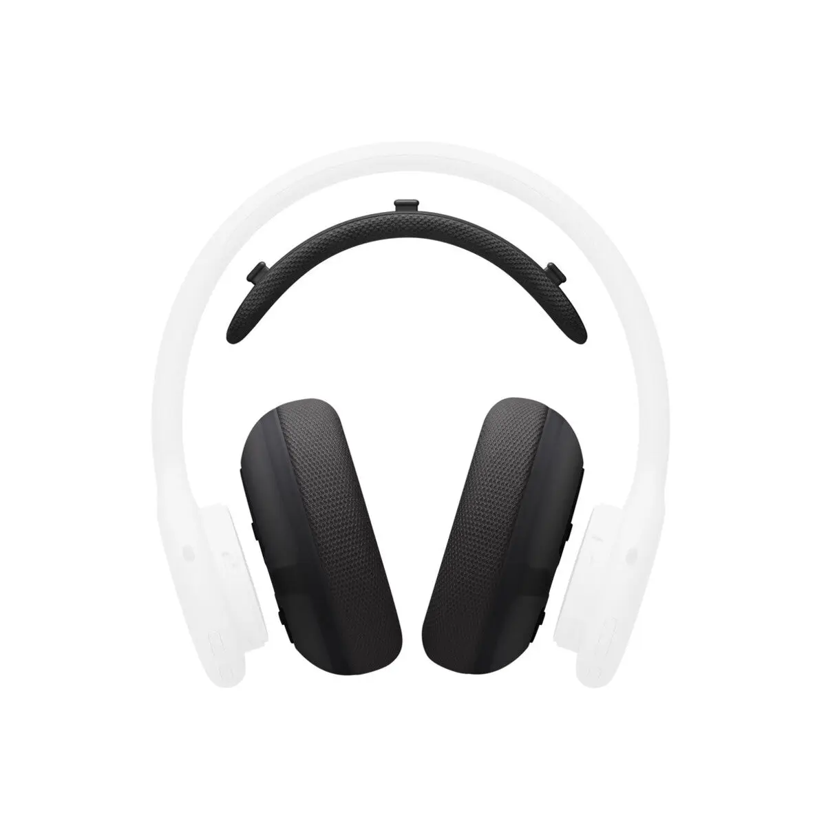 Sada polstrování pro Beats 360 – černé pletené polstrování náušníků a hlavového oblouku