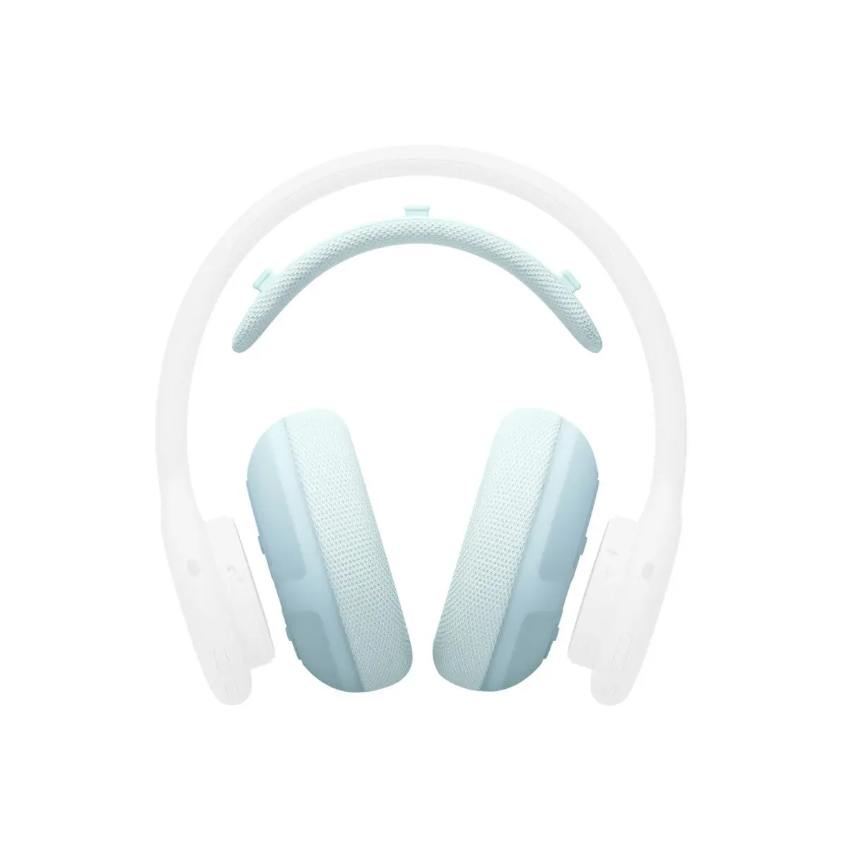 Sada polstrování pro Beats 360 – blankytné pletené polstrování náušníků a hlavového oblouku