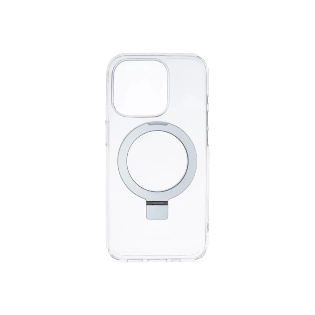 Pouzdro na iPhone 15 Pro Mobile Origin RingMag - průhledné