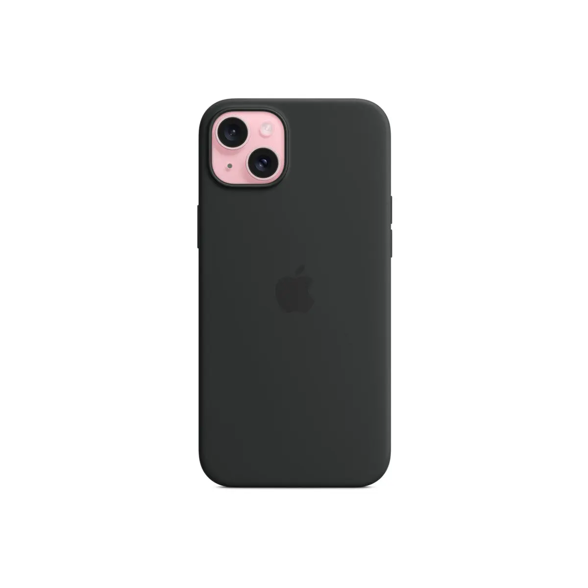 Apple iPhone 15 Plus Silicone Case with MagSafe - Black