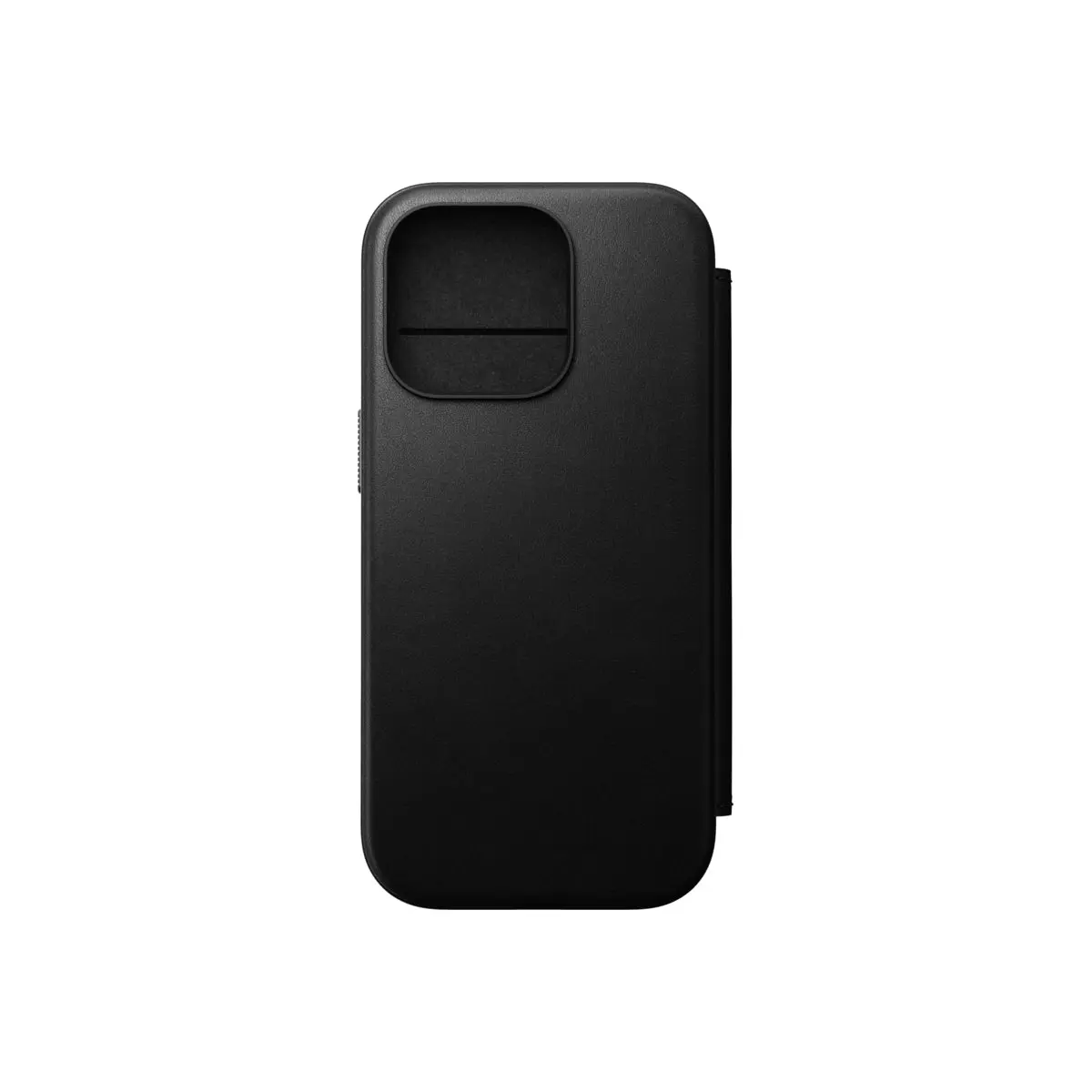 Kožený MagSafe kryt pro iPhone 16 Pro Nomad Modern Leather Folio - černý