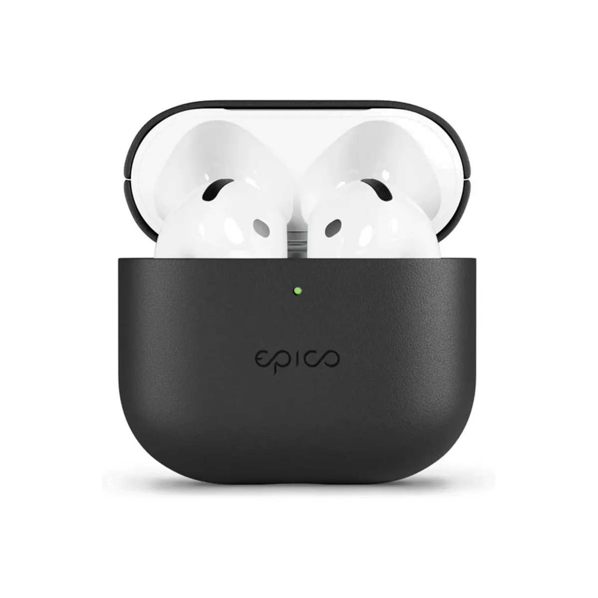 Kožené pouzdro pro AirPods 4 Epico Leather Case - černé