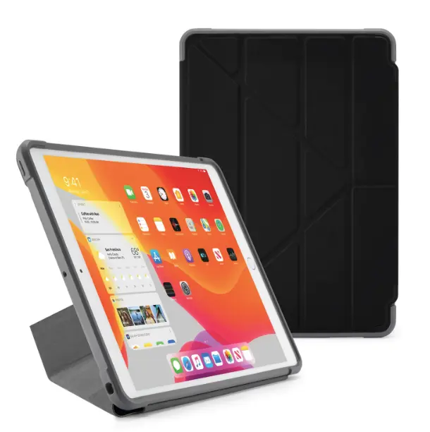 Obal na iPad Air 10,9" (2020) Pipetto Origami Pencil - černý
