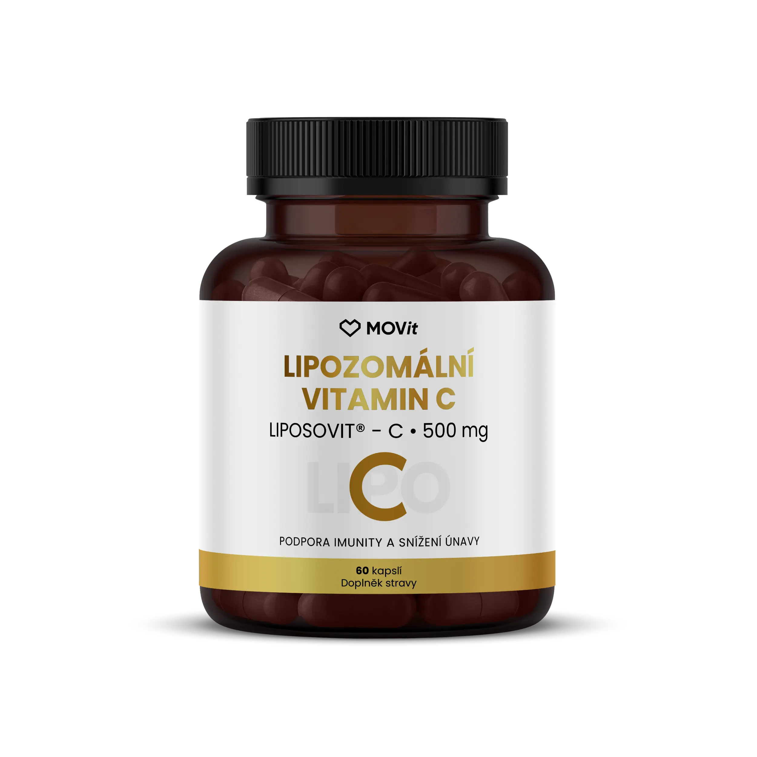 MOVIT ENERGY Lipozomální vitamin C 500 mg 60 kapslí