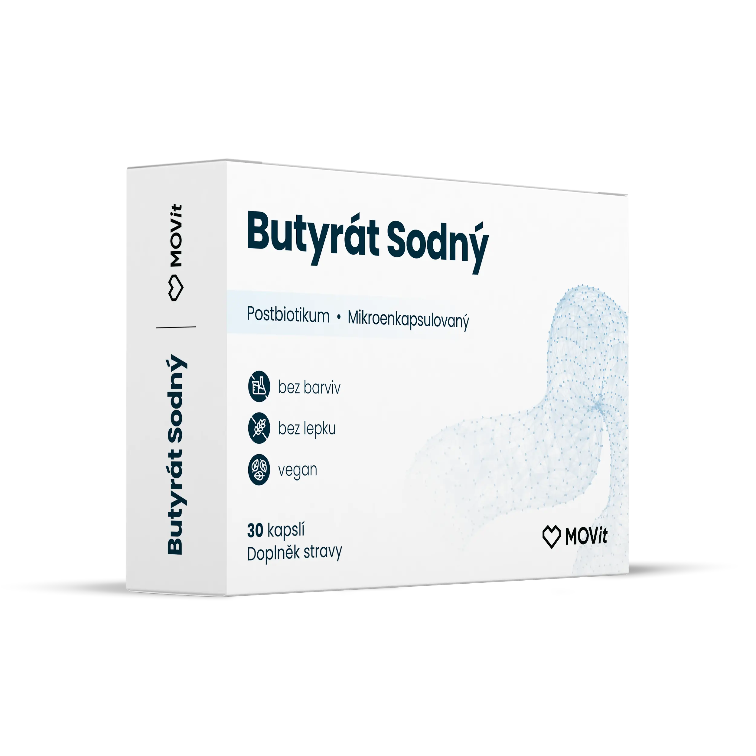 MOVit Butyrát sodný Postbiotikum cps.30