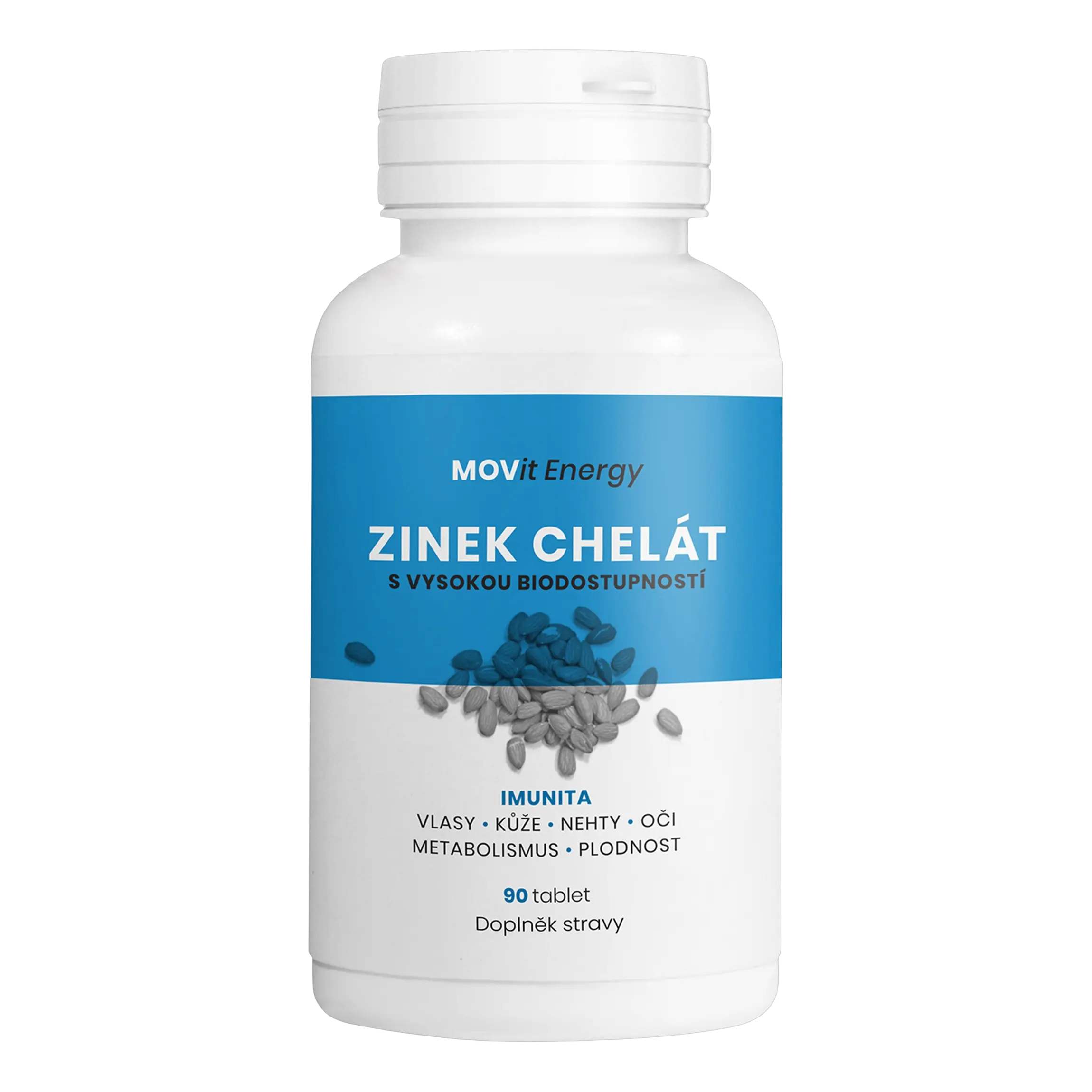 Movit Zinek chelát 15 mg 90 tablet