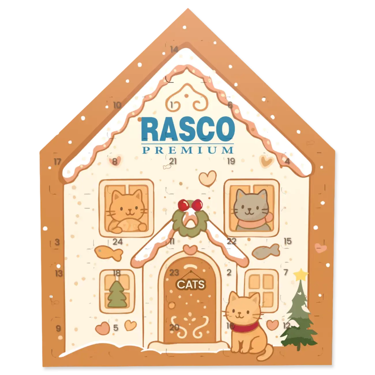 Adventní kalendář pro kočky Rasco Premium