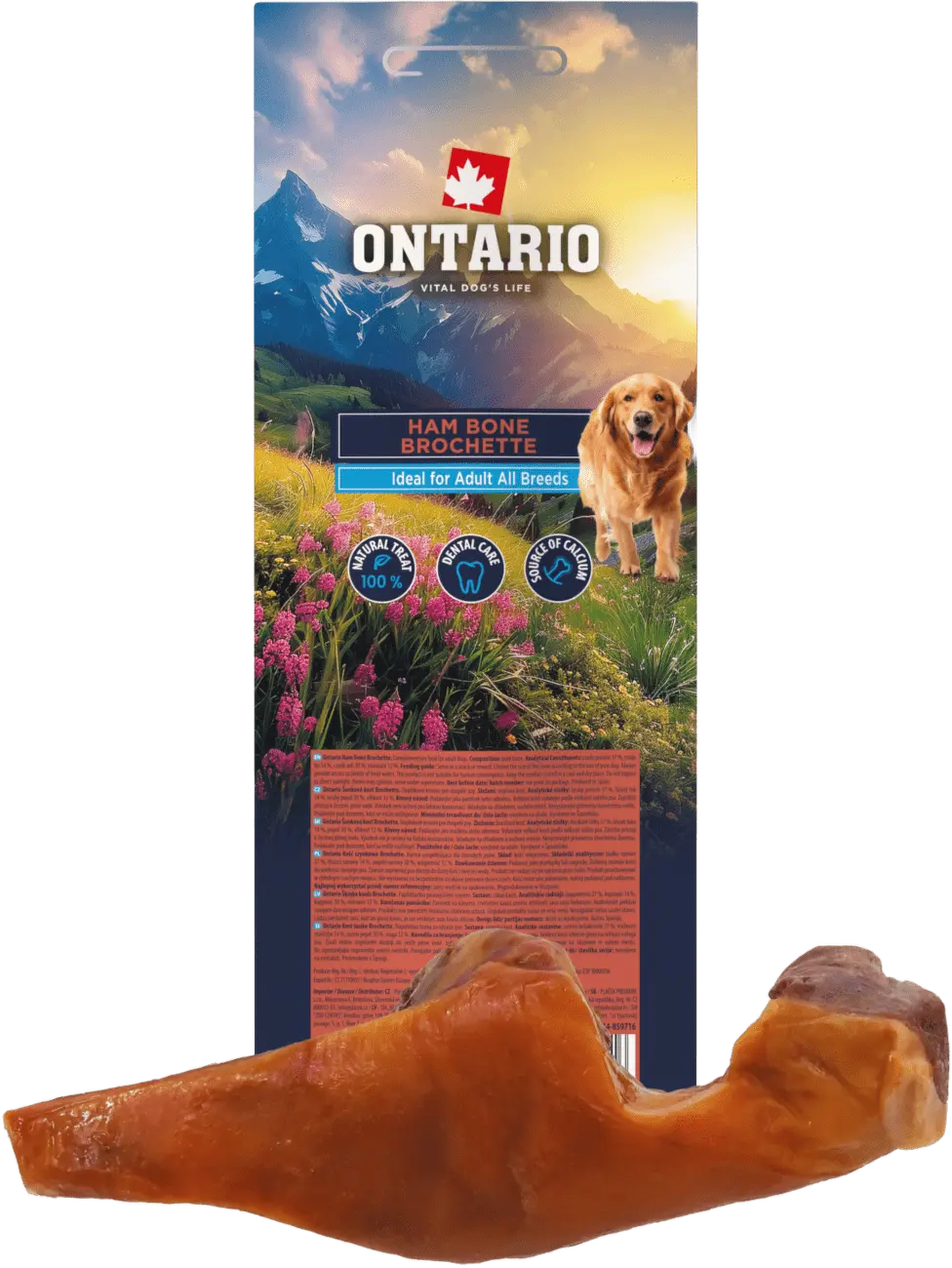 Pochoutka Ontario vepřová kost Brochette