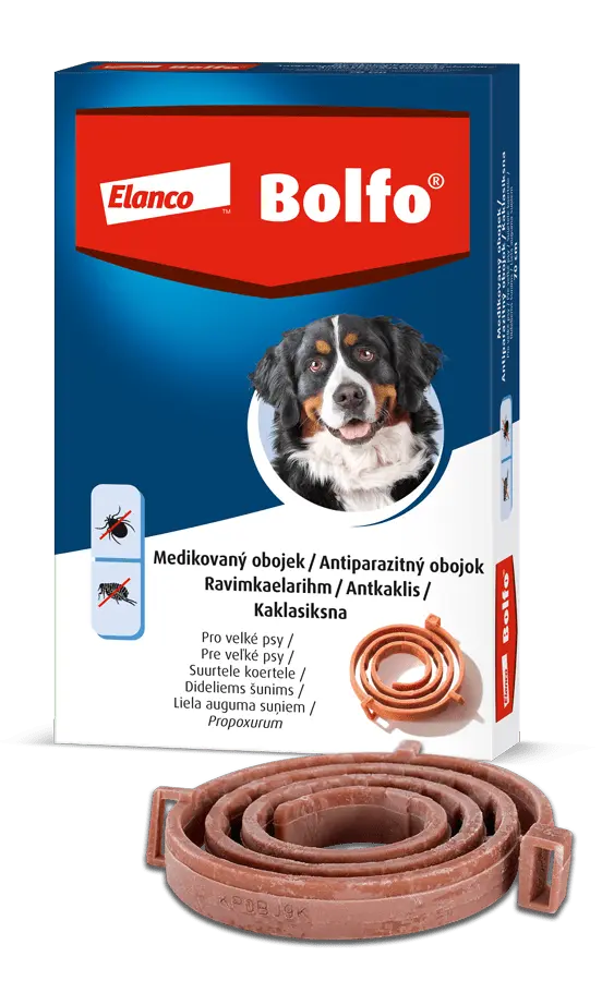 Antiparazitní obojek Bolfo pro psy 70cm
