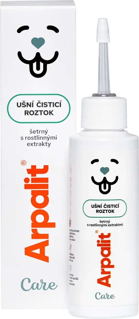 Arpalit Care Ušní čisticí roztok s rostl.extrakty, 100ml