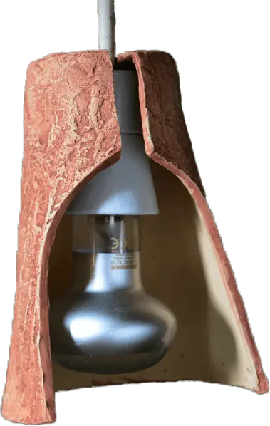 Keramický kryt na žárovku Robimaus do terária velký