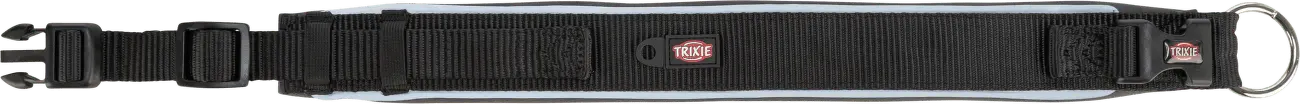 Obojek Premium extra široký Trixie L-XL 53 62 cm 50 mm černo grafitový