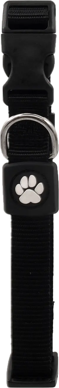 Obojek Active Dog Premium M černý 2x34-49cm