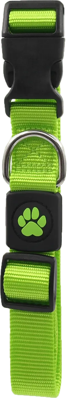 Obojek Active Dog Premium L limetka 2,5x45-68cm