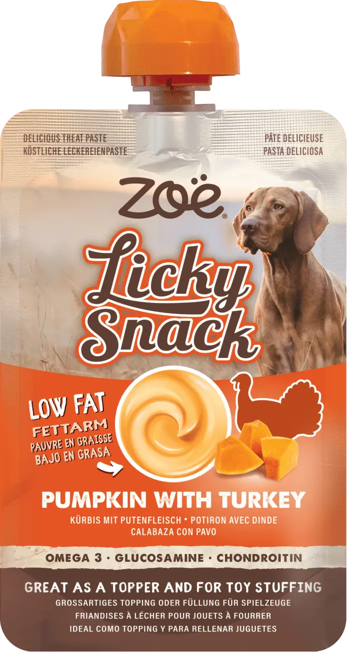 Pochoutka Zoë Licky Snack dýně s krůtím masem, 85 g