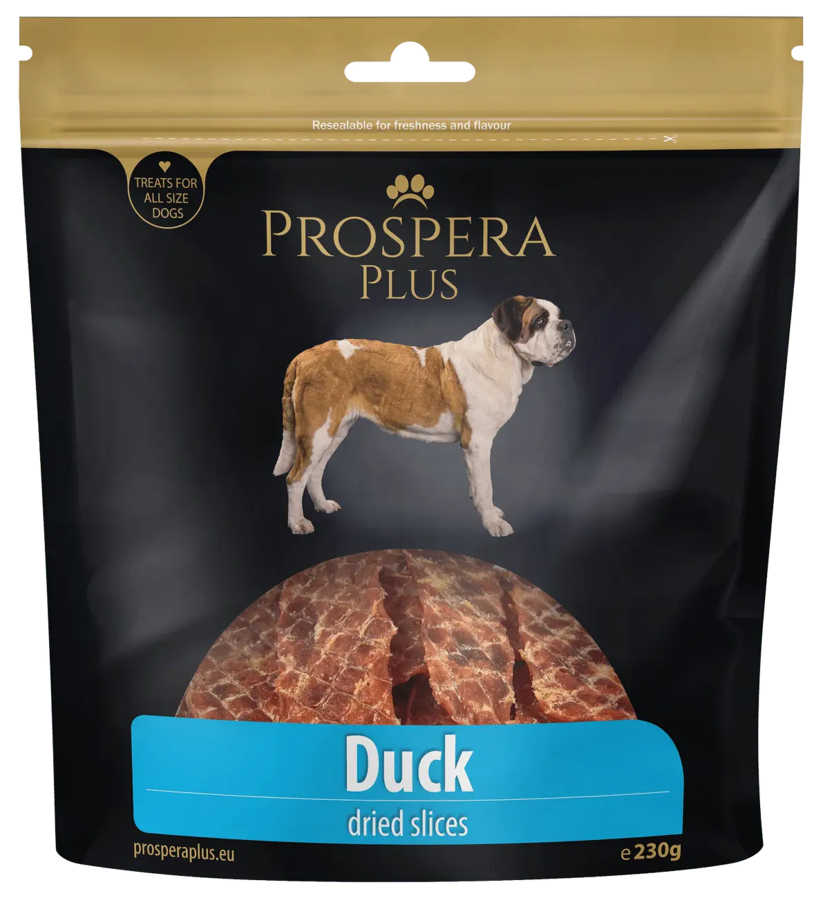 Pochoutka Prospera Plus plátky kachního masa 230g