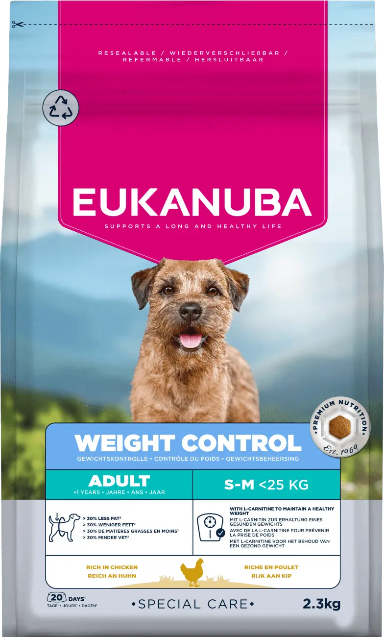 Krmivo Eukanuba Special Care Weight Control Adult Small a Medium 2,3 kg