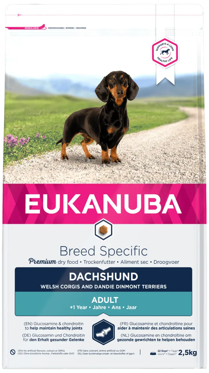 Eukanuba Breed Specific Dachshund 2,5kg
