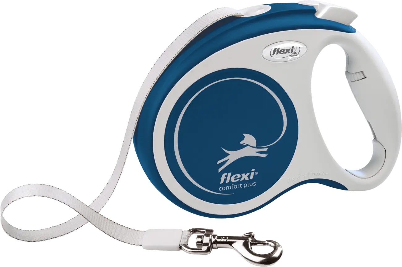Navíjecí vodítko Flexi Comfort Plus Tape M 5 m modré