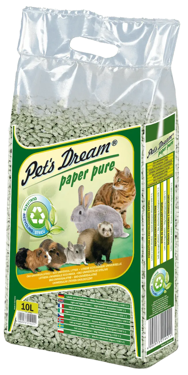 Pelety JRS Pet´s Dream Paper Pure 4,8kg