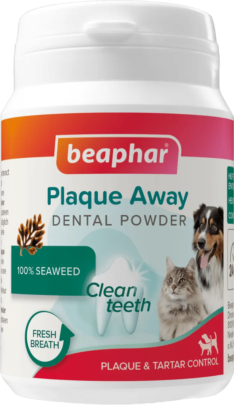 Prášek Beaphar dentální Plaque away 80g