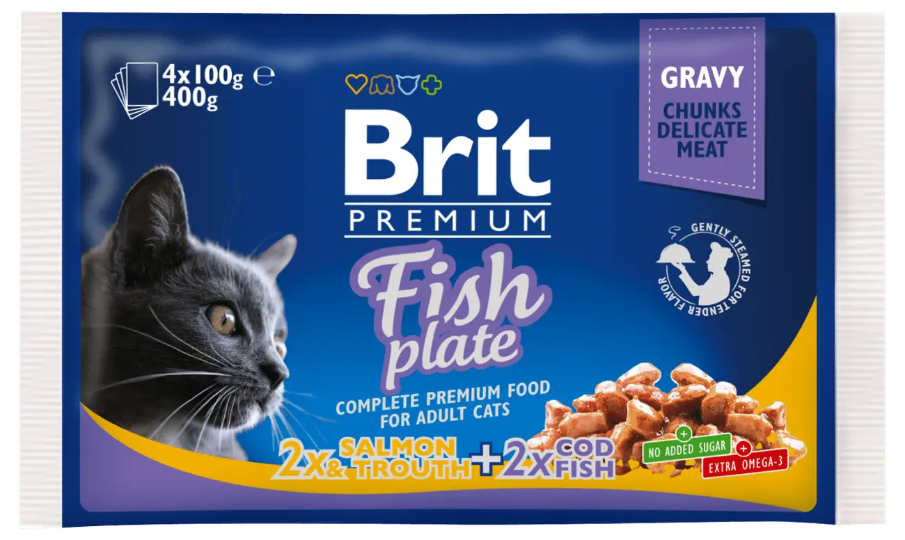 Kapsička Brit Premium Cat Fish Multipack 4x100g