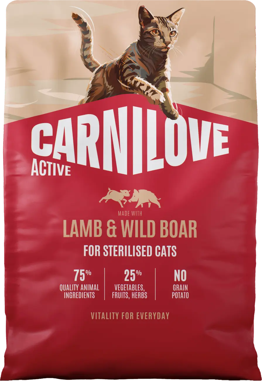 Carnilove Cat Active Dry Lamb& Wild Steril.Ad.AB 2kg