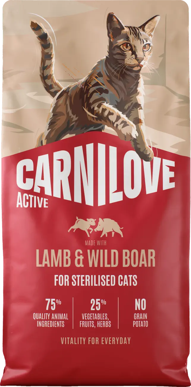 Carnilove Cat Active Dry Lamb& Wild Sterilised adult ab 6kg