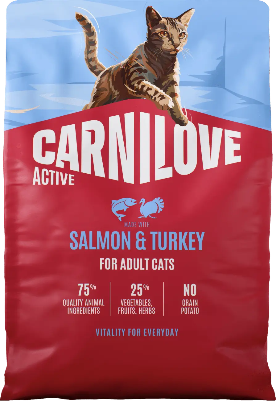 Carnilove Cat Active Dry Salmon&Turkey Adult Ab 2kg