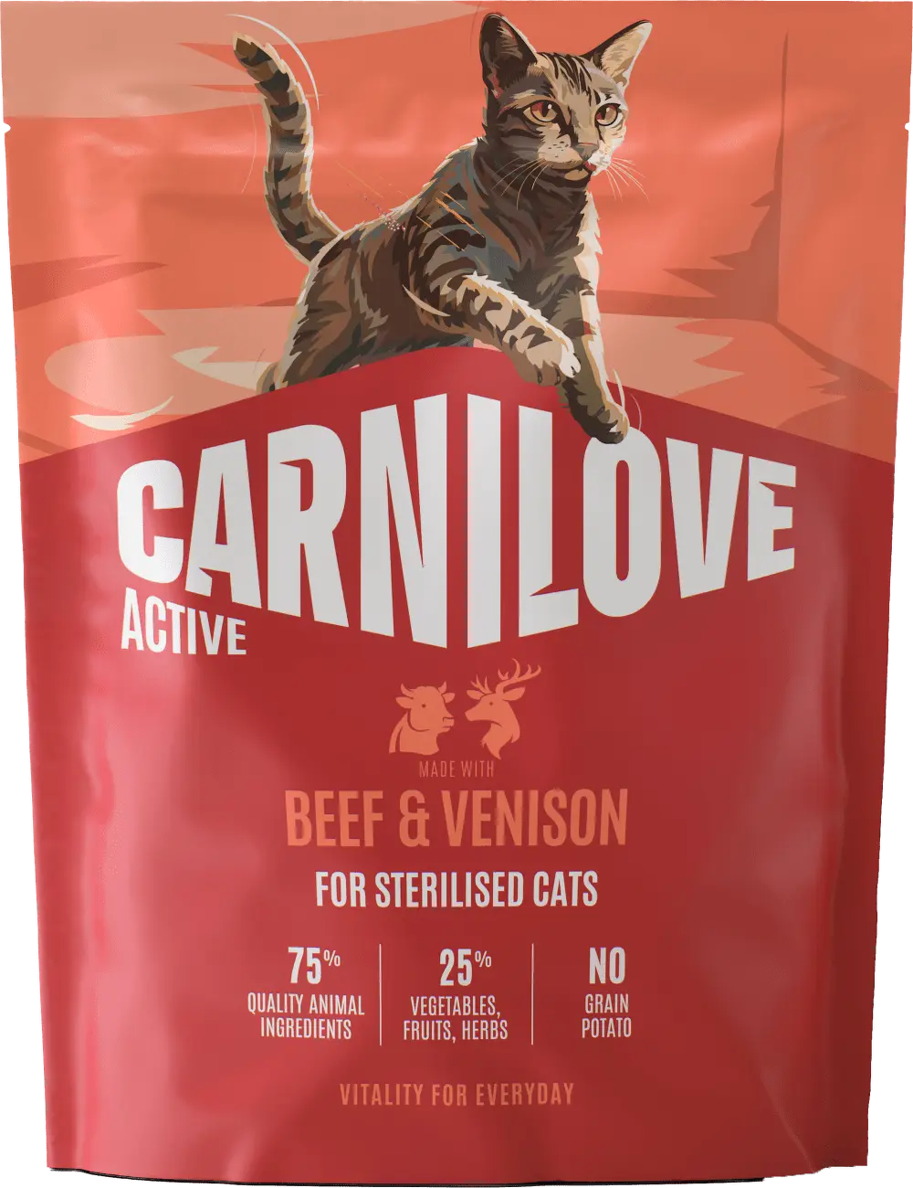 Carnilove Cat Active Dry Beef&venis.steril.ad.ab400g
