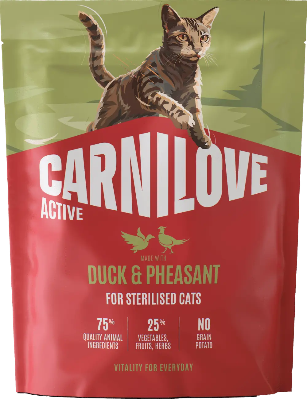 Carnilove Cat Active Dry Duck&Pheas.Steril.Ad.AB 400g